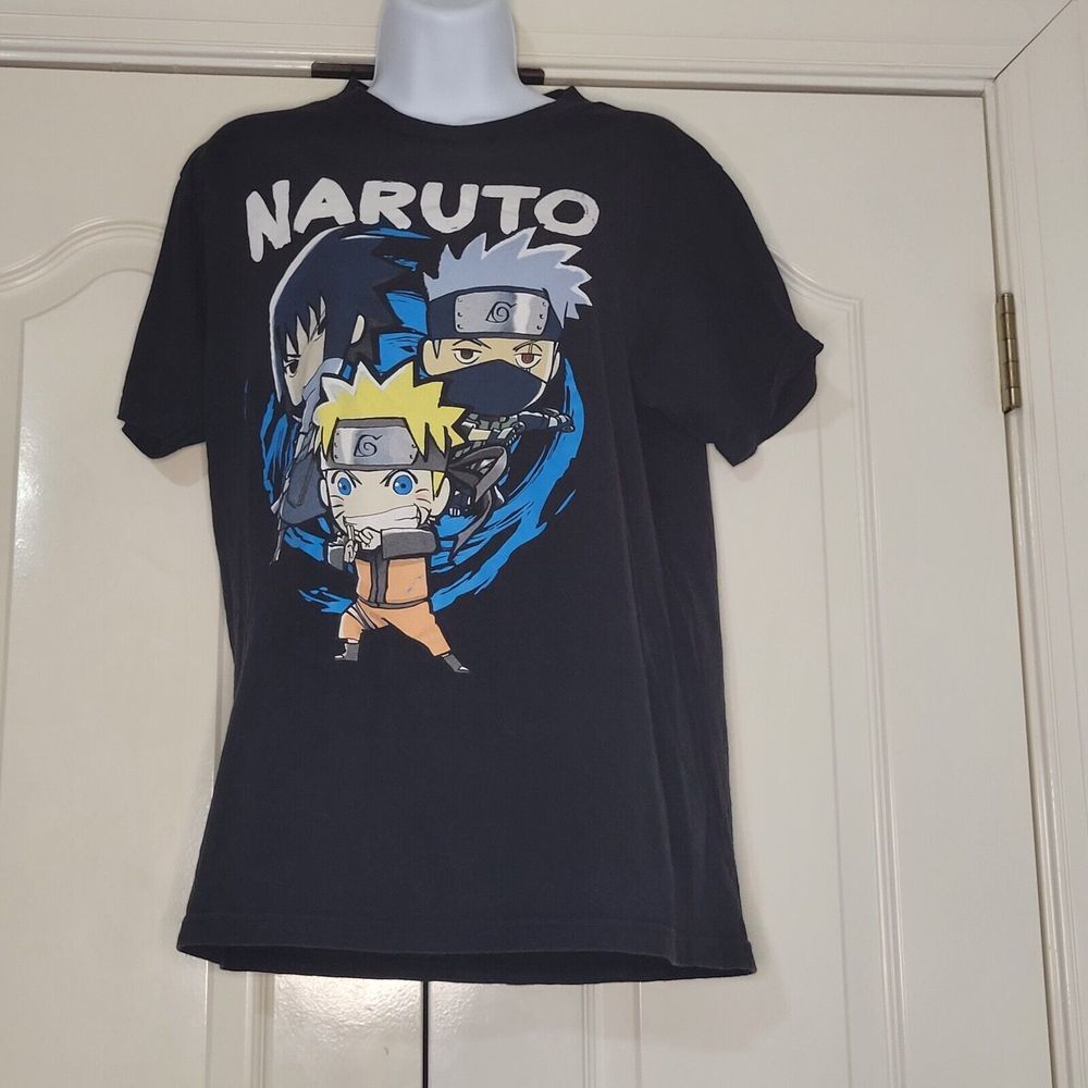 Ripple Junction Naruto Mens Medium Black Short Sleeve Tee Shirt Anime